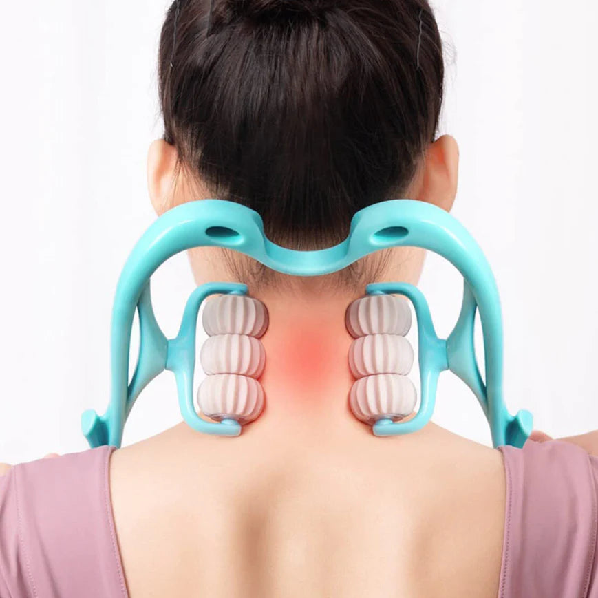 NECK SHOULDER MASSAGER, PORTABLE RELIEVING THE BACK FOR MEN RELIEVING THE  WAIST WOMEN (1PC)