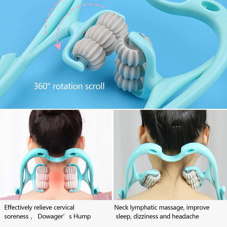 A NECK SHOULDER MASSAGER, PORTABLE RELIEVING THE BACK FOR MEN RELIEVING THE WAIST WOMEN (1PC)