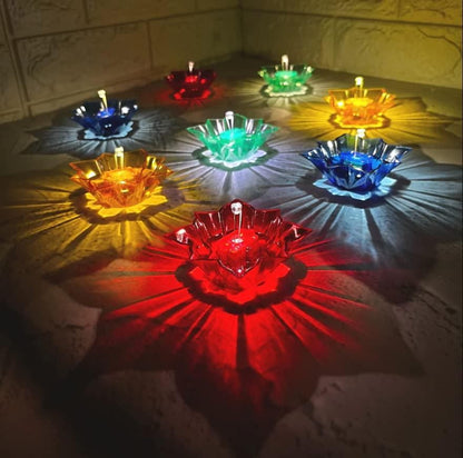 3D Reflection Diya Set