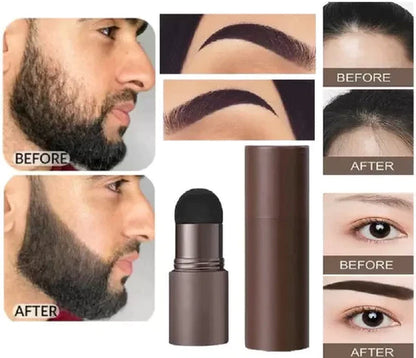 Black & Brown Hair Coloring Sponge with 😍 Eyebrow Shaper & Brush Free 😍 | 🔥 BUY 1 GET 1 FREE 🔥