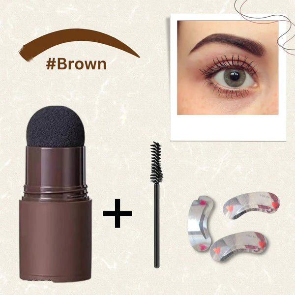 Black & Brown Hair Coloring Sponge with 😍 Eyebrow Shaper & Brush Free 😍 | 🔥 BUY 1 GET 1 FREE 🔥