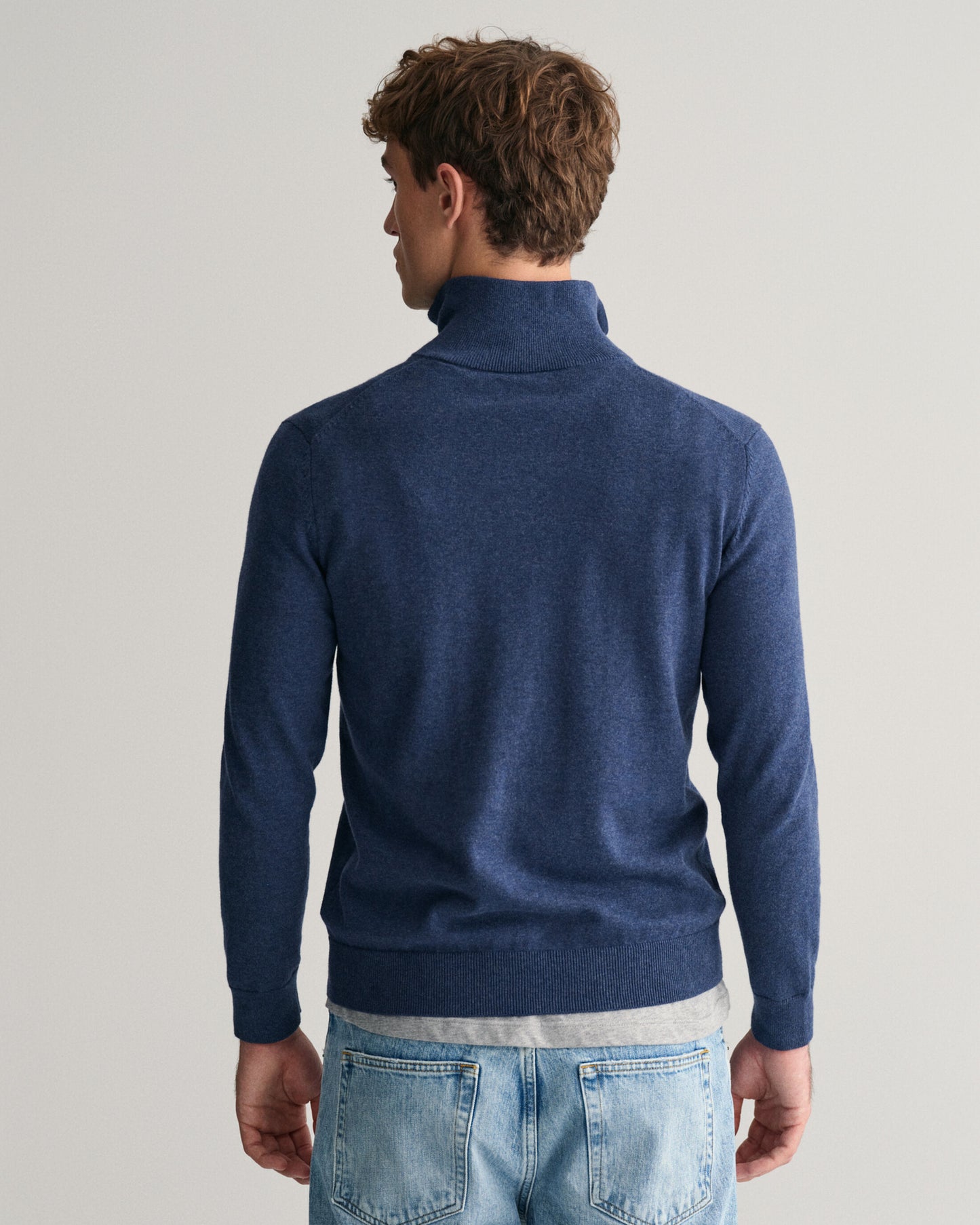 Classic Cotton Quarter Zip Sweater