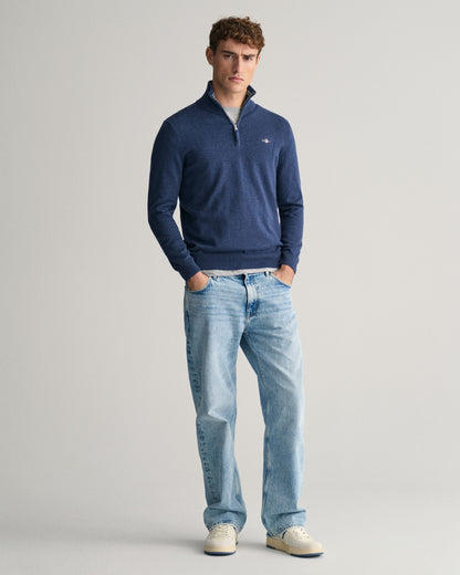 Classic Cotton Quarter Zip Sweater