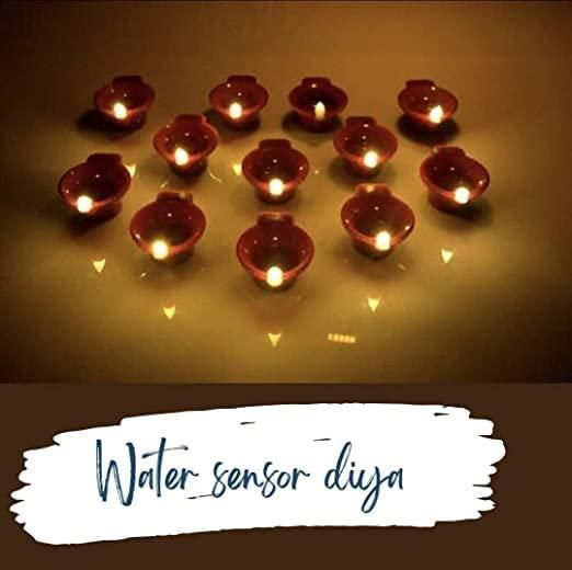 Smokeless Water Sensor Diyas ( RE-USABLE & LONG LASTING)